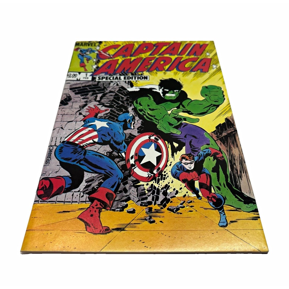 Marvel Captain America Special Edition #1 1984 Captain America Hulk Jim Steranko
